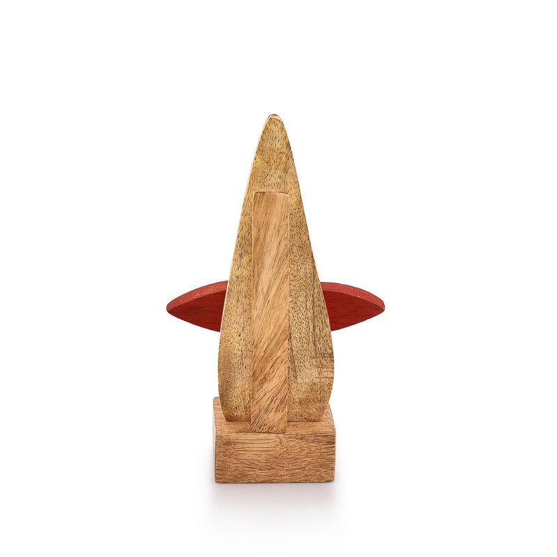 NIRMAN Display Stand Wooden Nose Shaped Eyeglass Spectacle Holder Display Stand Home Decorative Gift Home DÃ©cor (2" x 2" x 6") - Image 4